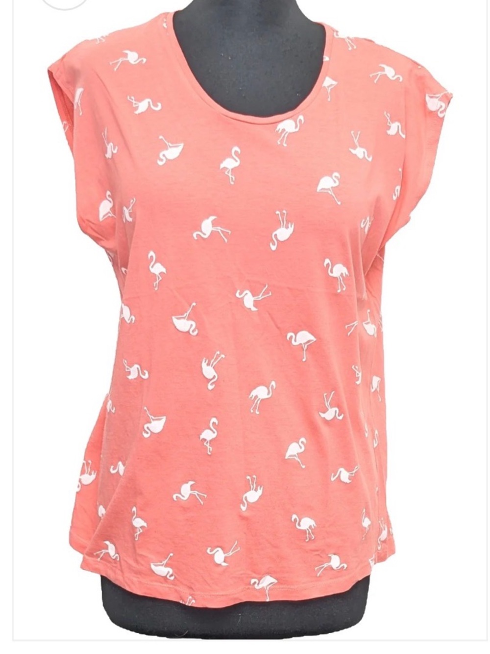 Flamingo-Print T-Shirt